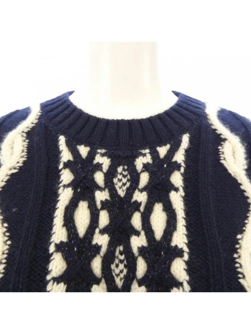 Chanel Knit Sweater White